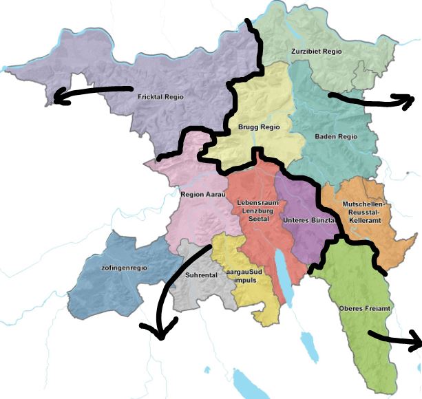 Kanton-Aargau-Aufspaltung